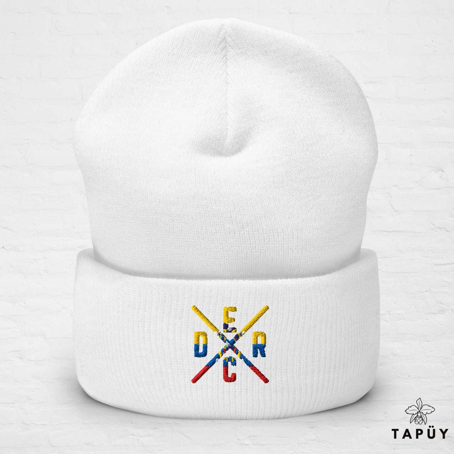 Bonnet Equateur - ECDR Blanc de la marque Tapüy