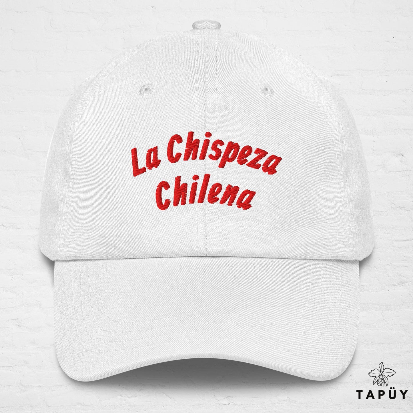 Casquette Chili - La Chispeza Chilena Blanc de la marque Tapüy