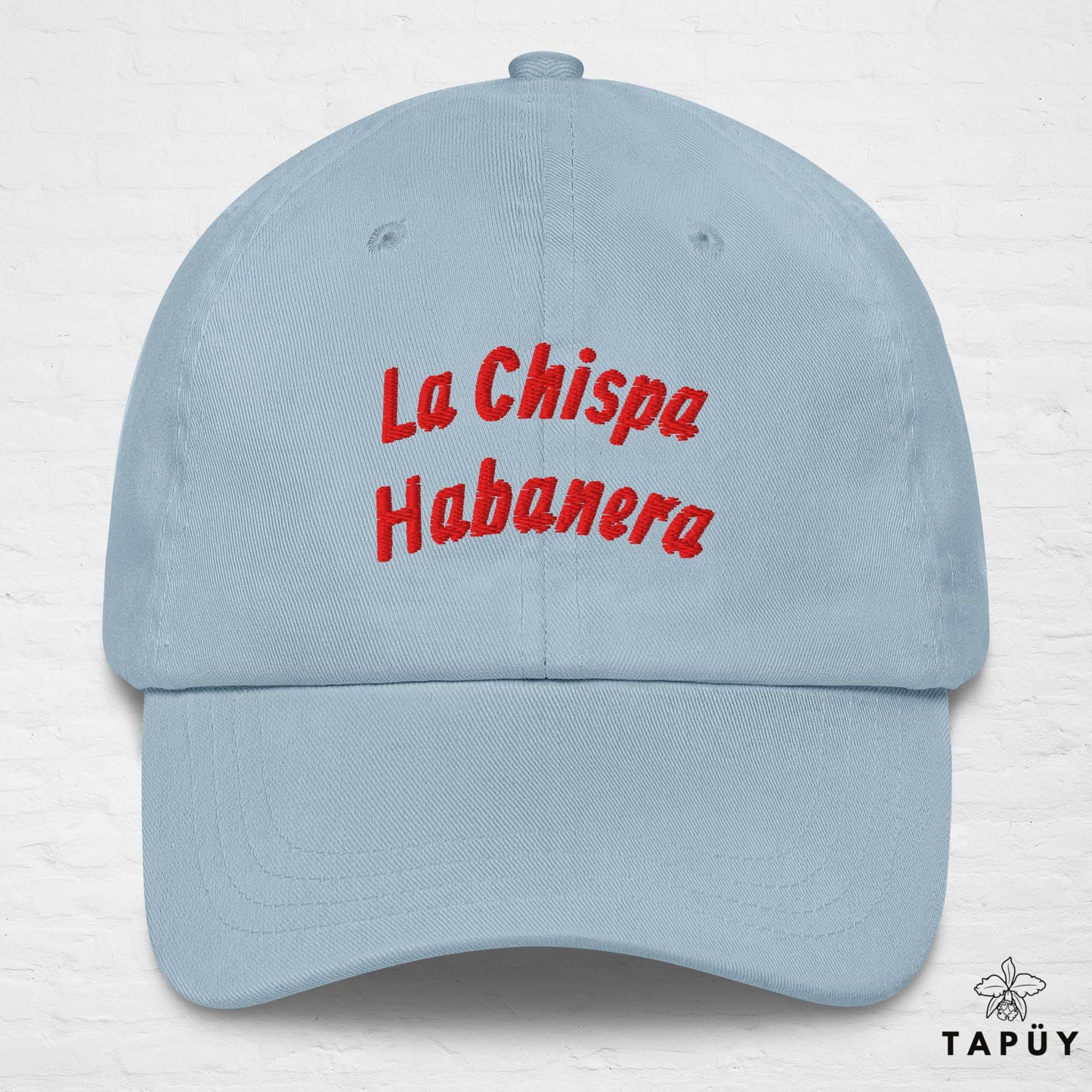Casquette Cuba - La Chispa Habanera Bleu Clair de la marque Tapüy