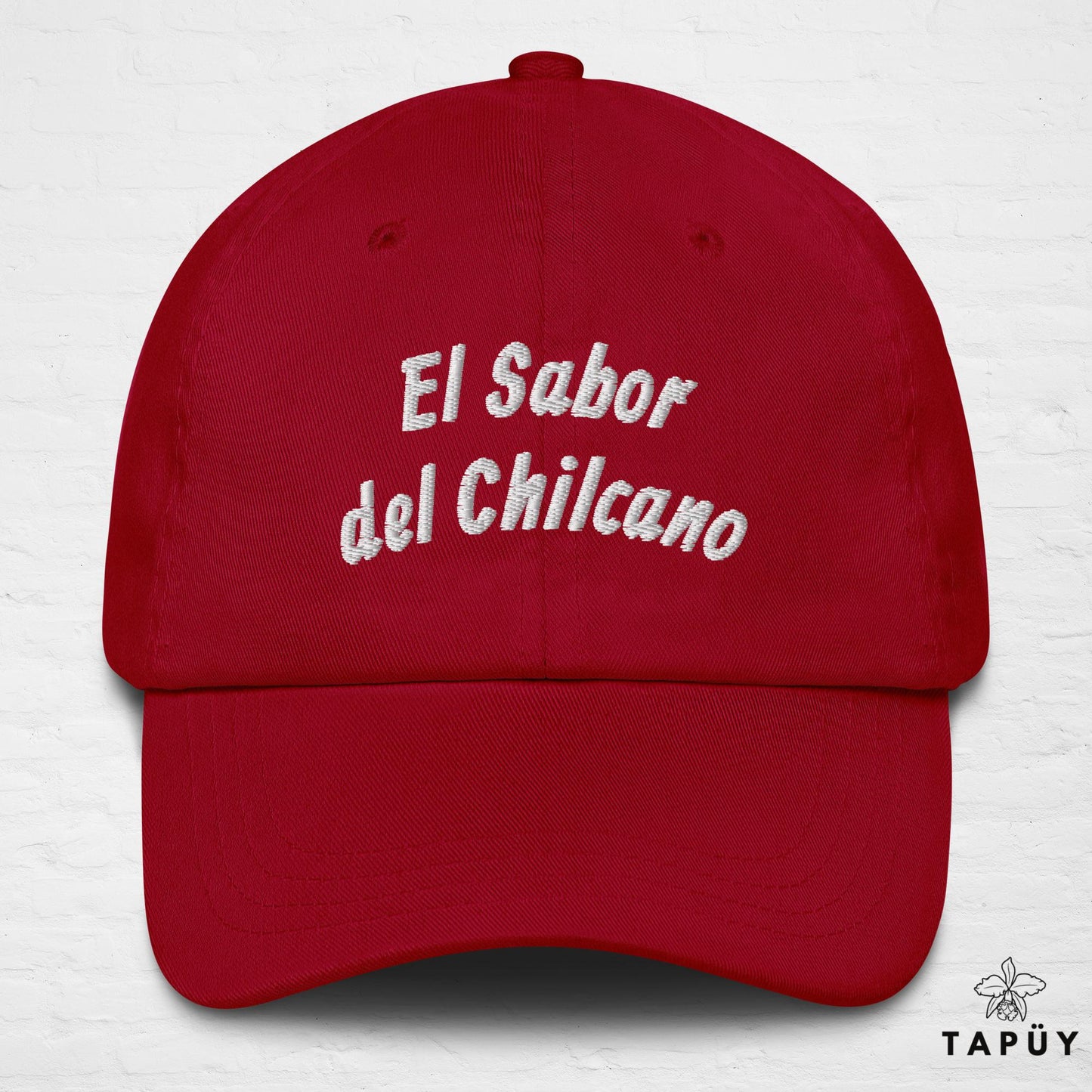 Casquette Pérou - El Sabor del Chilcano Rouge de la marque Tapüy