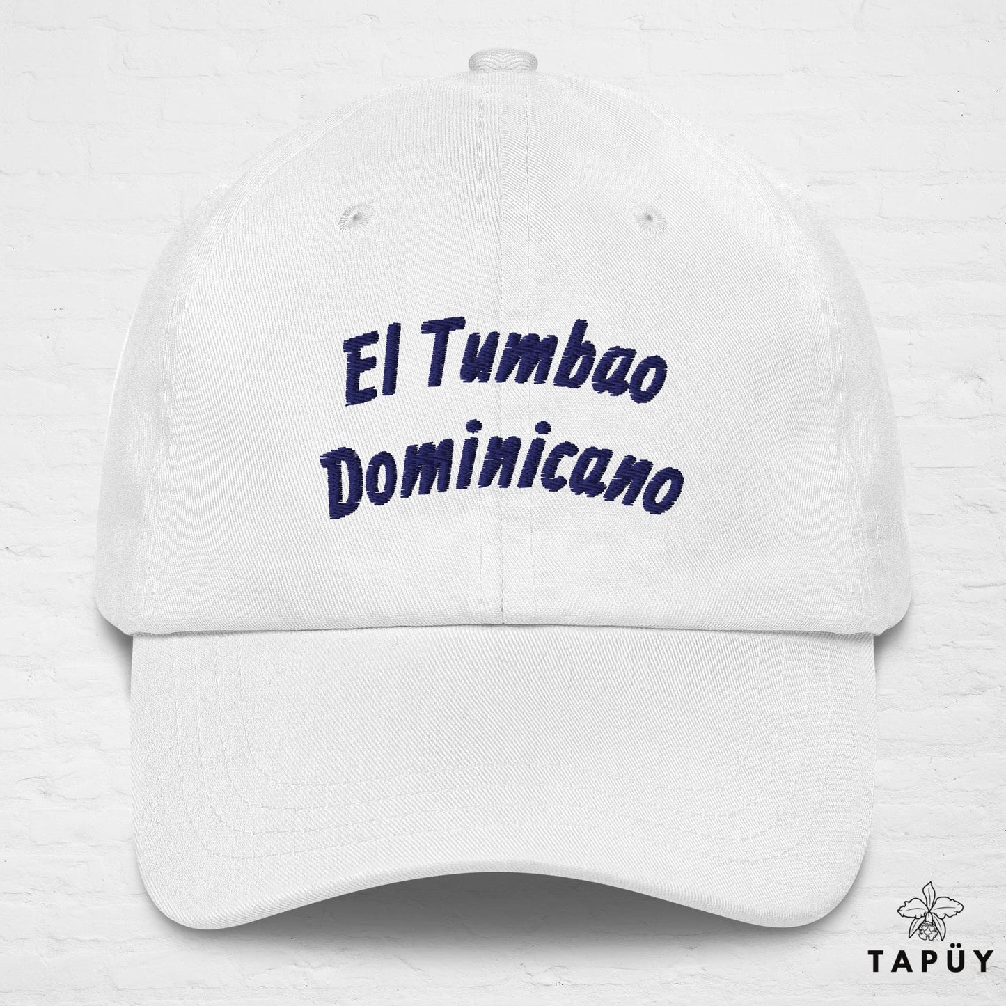 Casquette République Dominicaine - El Tumbao Dominicano Blanc de la marque Tapüy