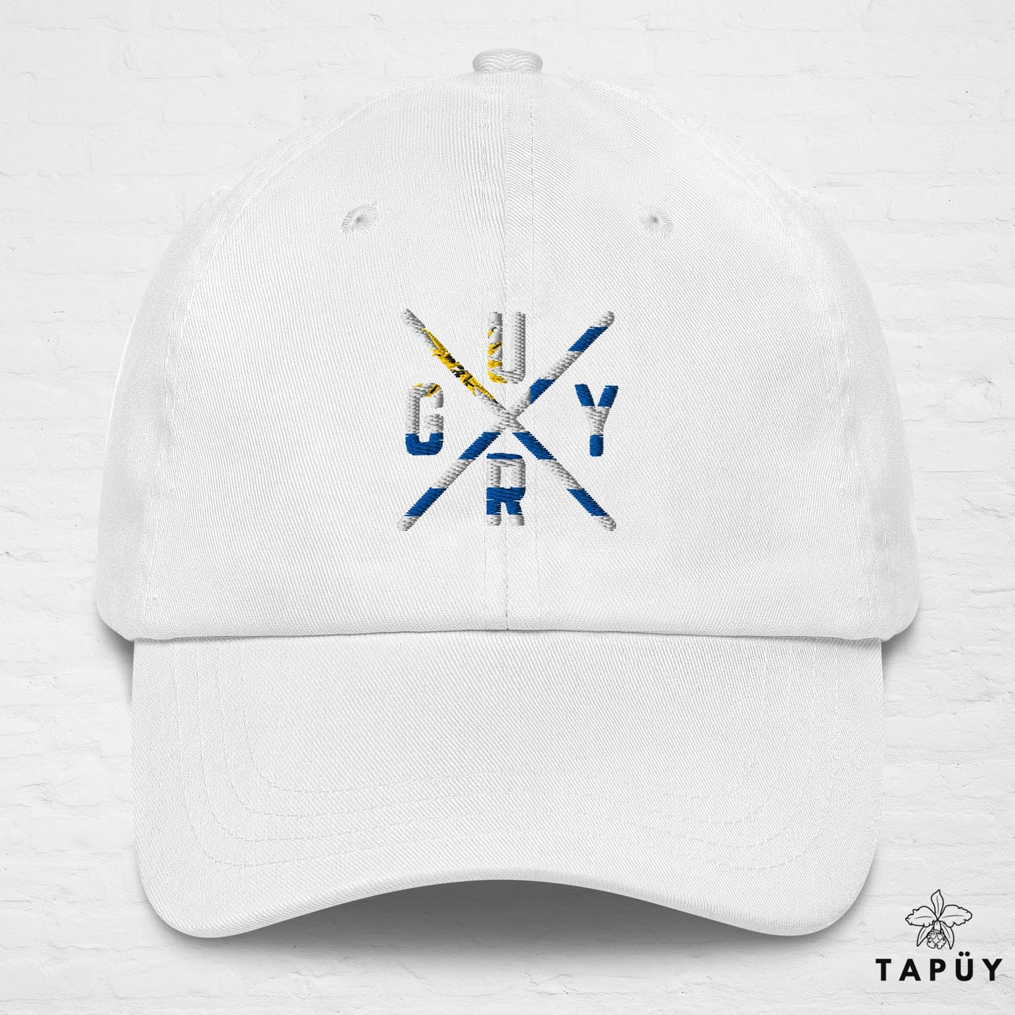 Casquette Uruguay - URGY Blanc de la marque Tapüy