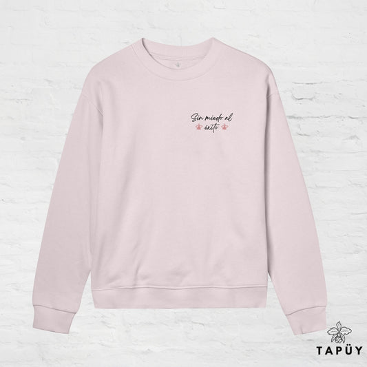 Sweatshirt Femme Sin Miedo Al Exito Rose Clair / XS de la marque Tapüy