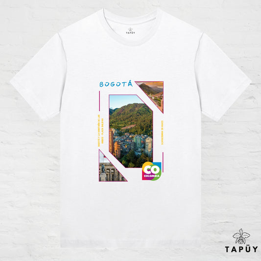 T-Shirt Femme - Capital Bogotá Blanc / XS de la marque Tapüy