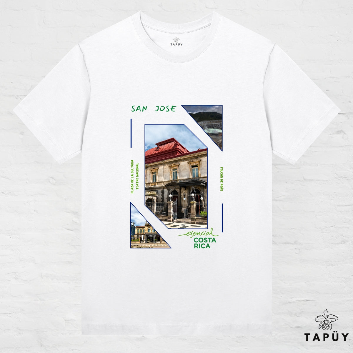 T-Shirt Femme - Capital San José Blanc / XS de la marque Tapüy