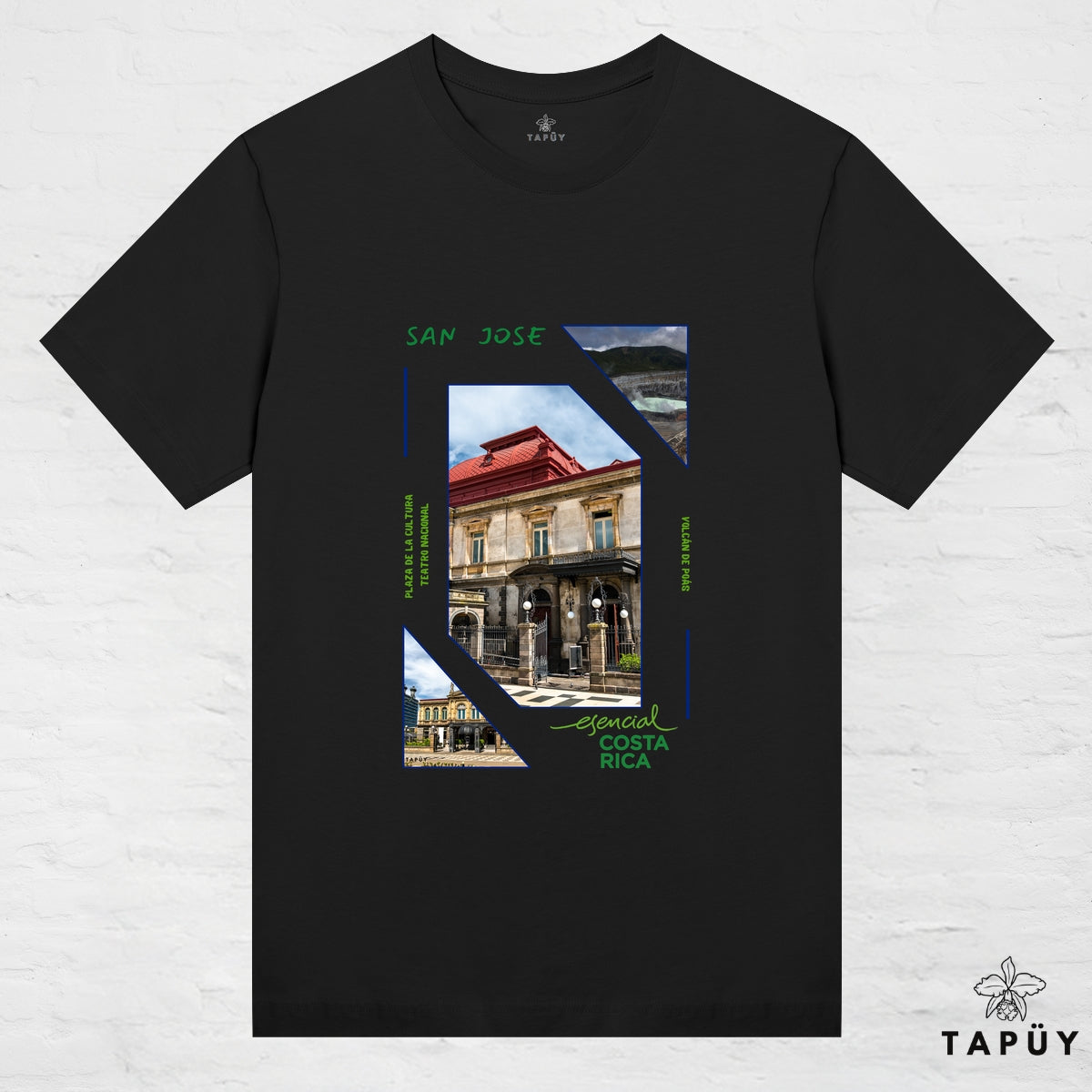 T-Shirt Femme - Capital San José Noir / XS de la marque Tapüy