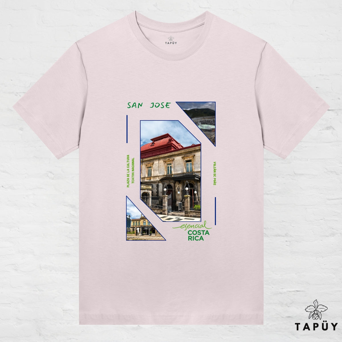 T-Shirt Femme - Capital San José Rose Clair / XS de la marque Tapüy
