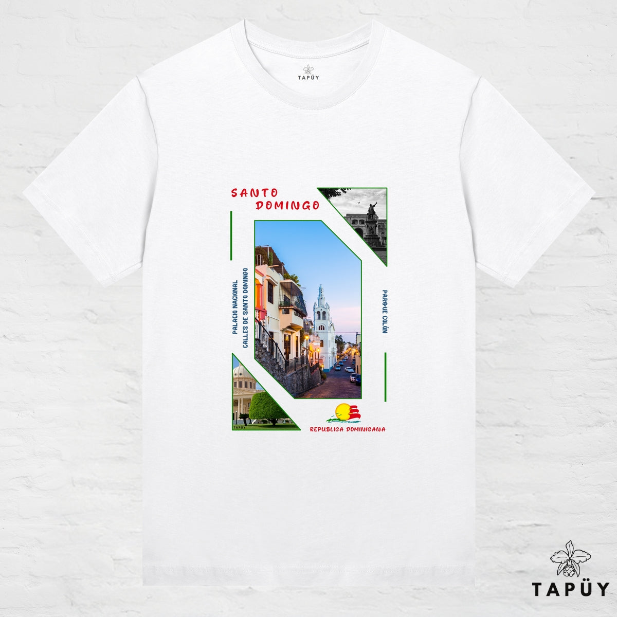 T-Shirt Femme - Capital Santo Domingo Blanc / XS / women de la marque Tapüy