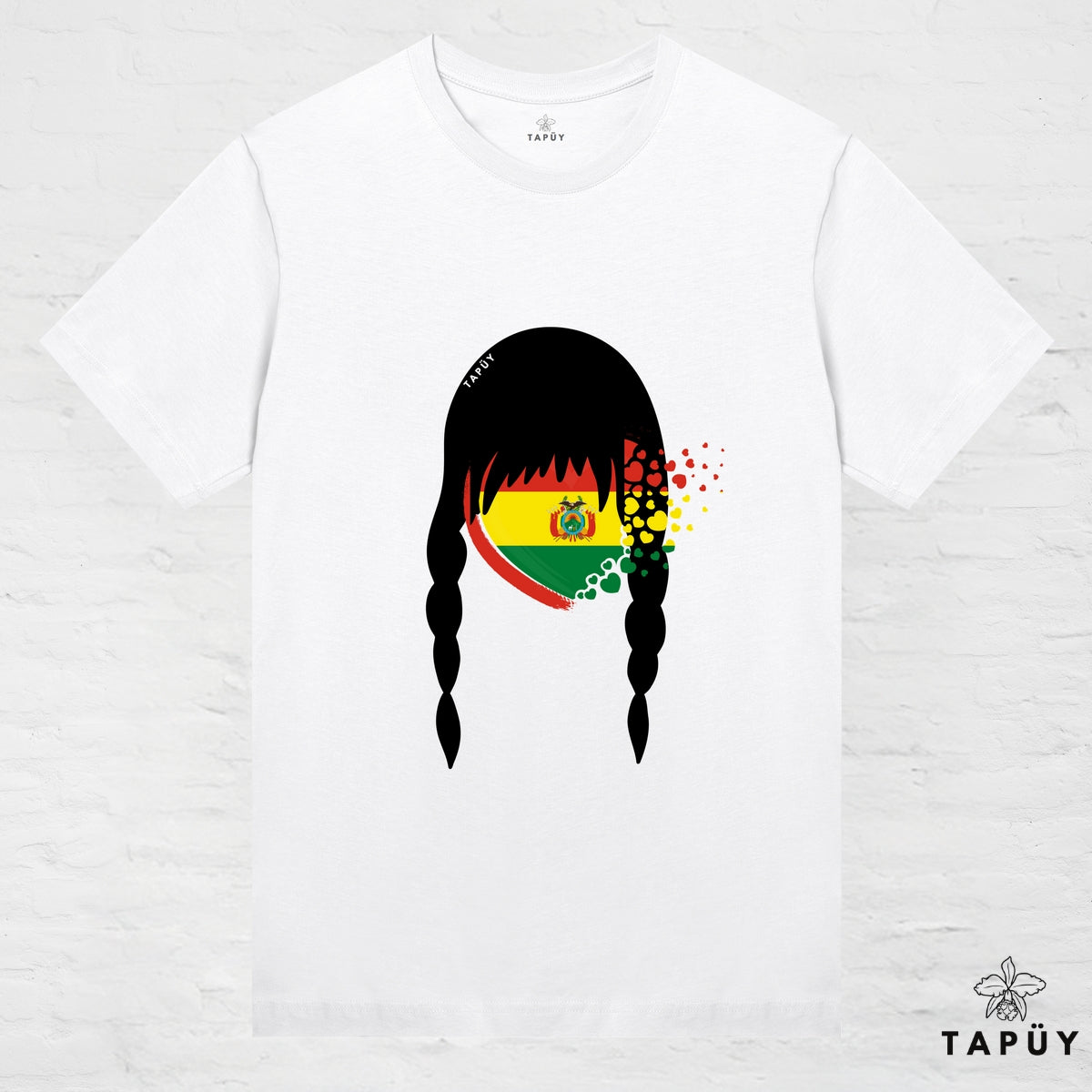 T-Shirt Femme - Cholita de mi Corazón Blanc / XS de la marque Tapüy