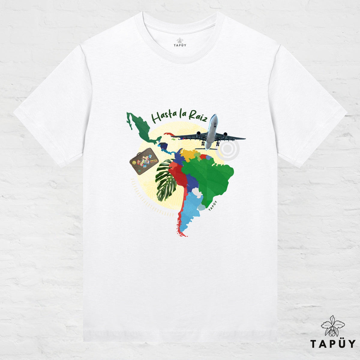 T-Shirt Femme - Hasta La Raiz Blanc / XS / women de la marque Tapüy