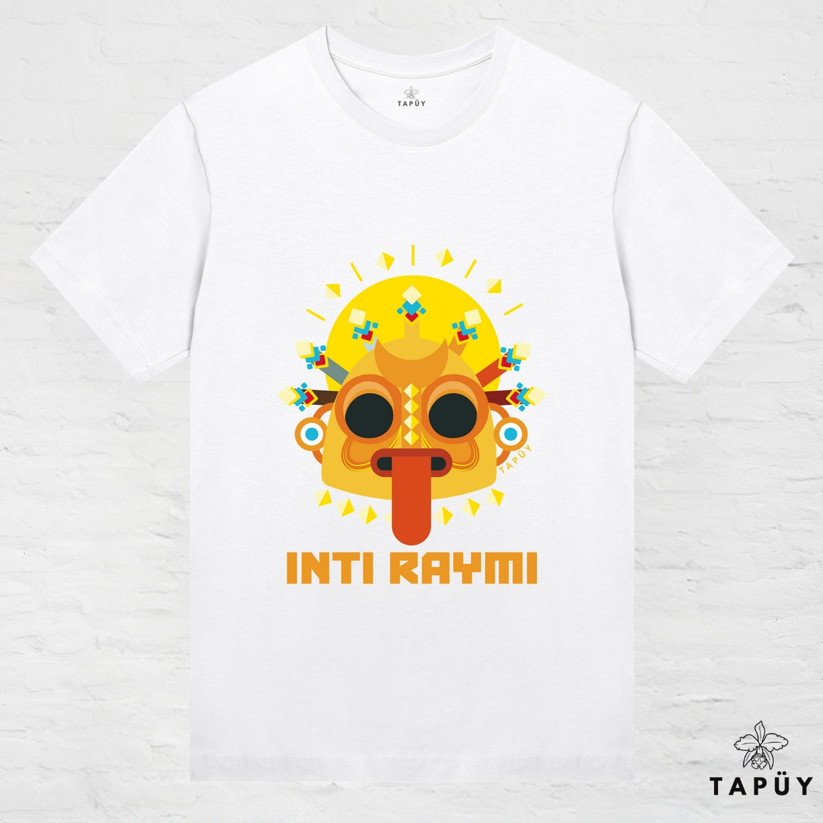 T-Shirt Femme - Inti Raymi Blanc / XS / women de la marque Tapüy
