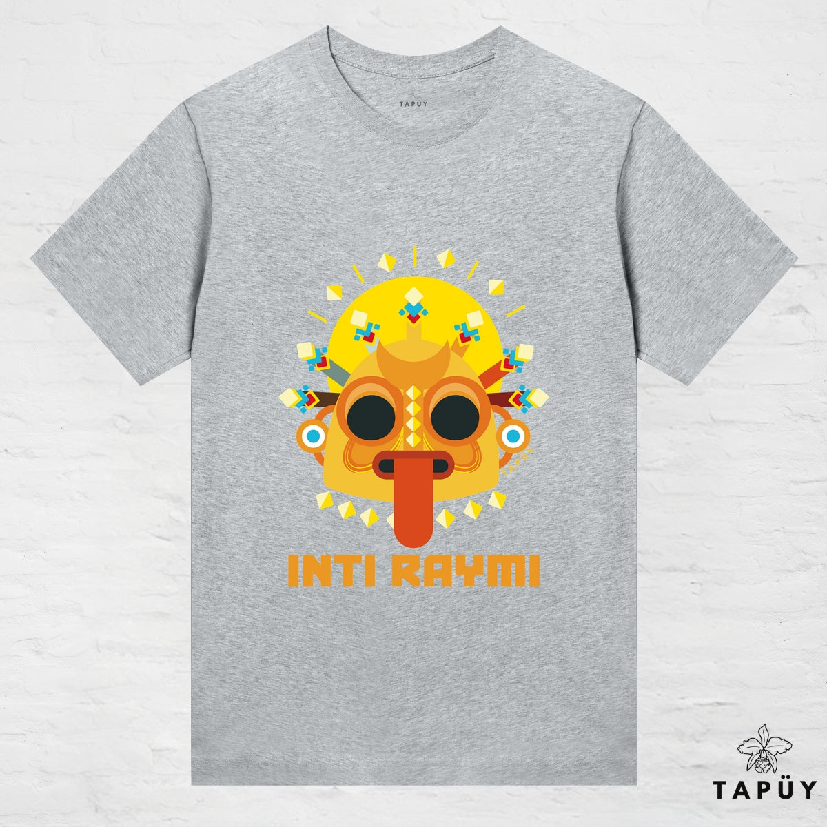 T-Shirt Femme - Inti Raymi Gris Chiné / XS / women de la marque Tapüy