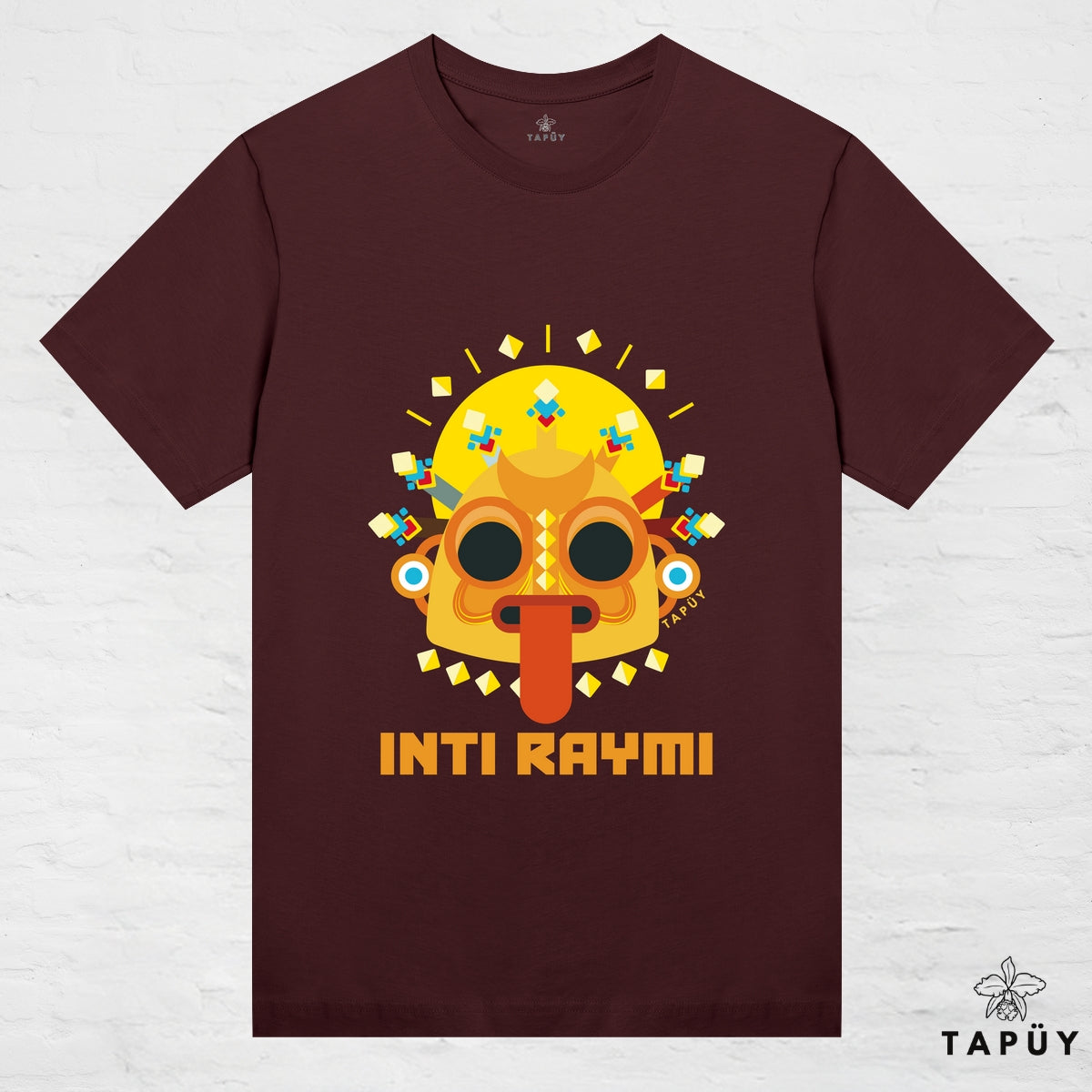 T-Shirt Femme - Inti Raymi Marron Foncé / XS / women de la marque Tapüy