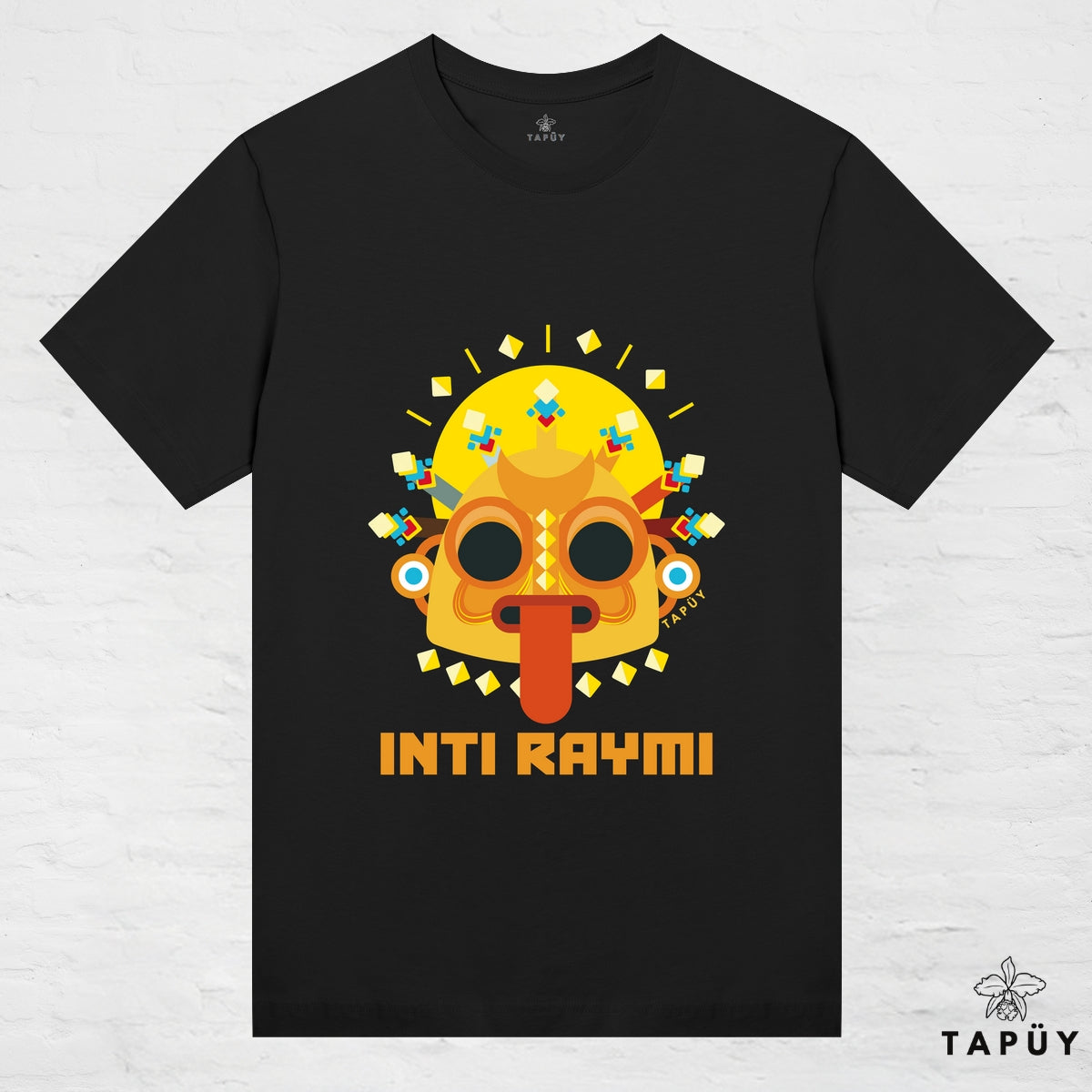 T-Shirt Femme - Inti Raymi Noir / XS / women de la marque Tapüy