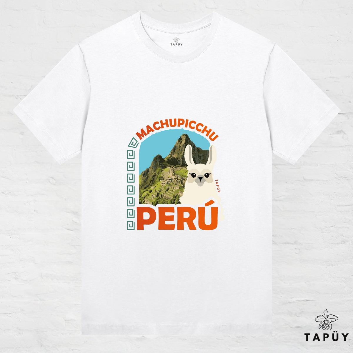 T-Shirt Femme - Machu Picchu Blanc / XS / women de la marque Tapüy