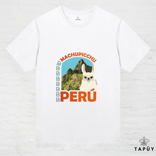 T-Shirt Femme - Machu Picchu Blanc / XS / women de la marque Tapüy