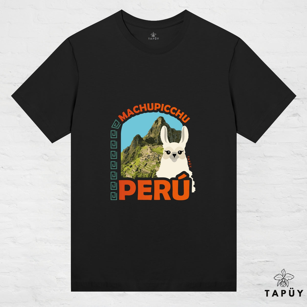 T-Shirt Femme - Machu Picchu Noir / XS / women de la marque Tapüy