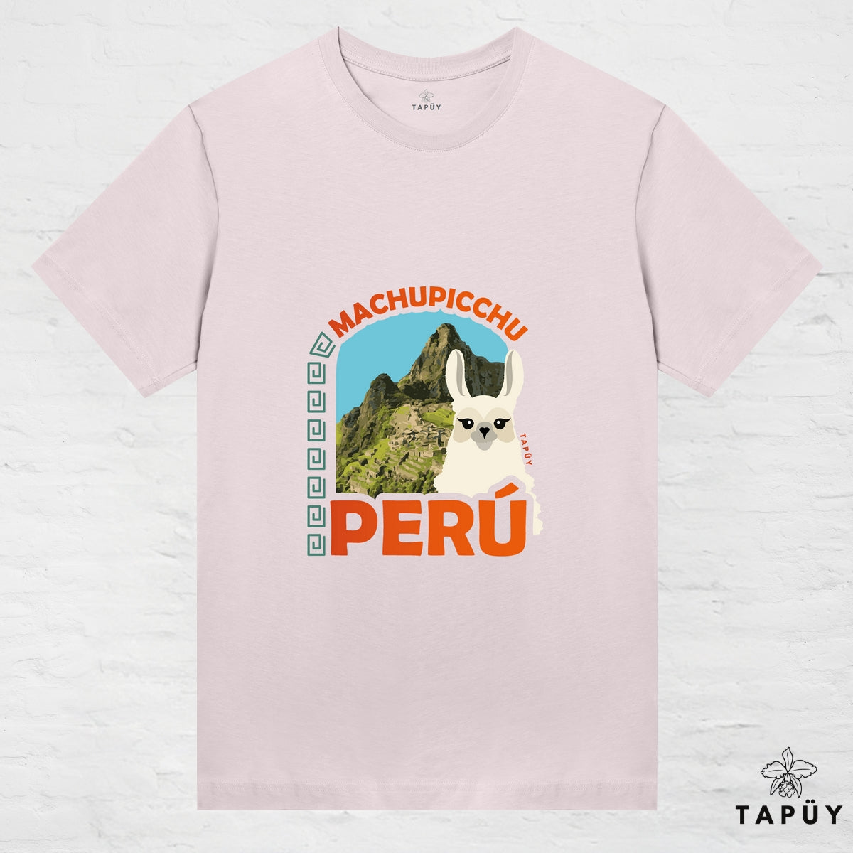 T-Shirt Femme - Machu Picchu Rose Clair / XS / women de la marque Tapüy