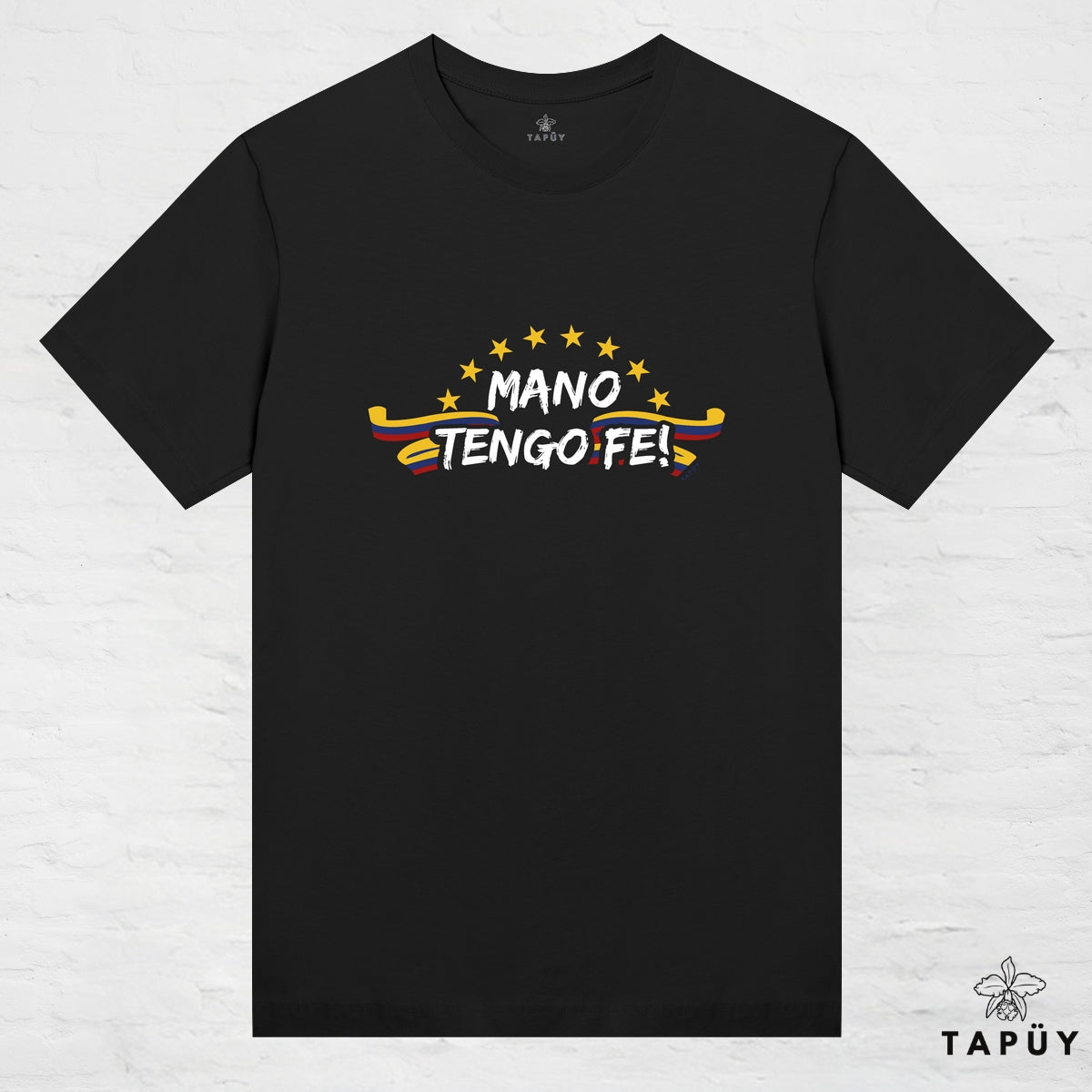 T-Shirt Femme - Mano Tengo Fe! Noir / XS / women de la marque Tapüy