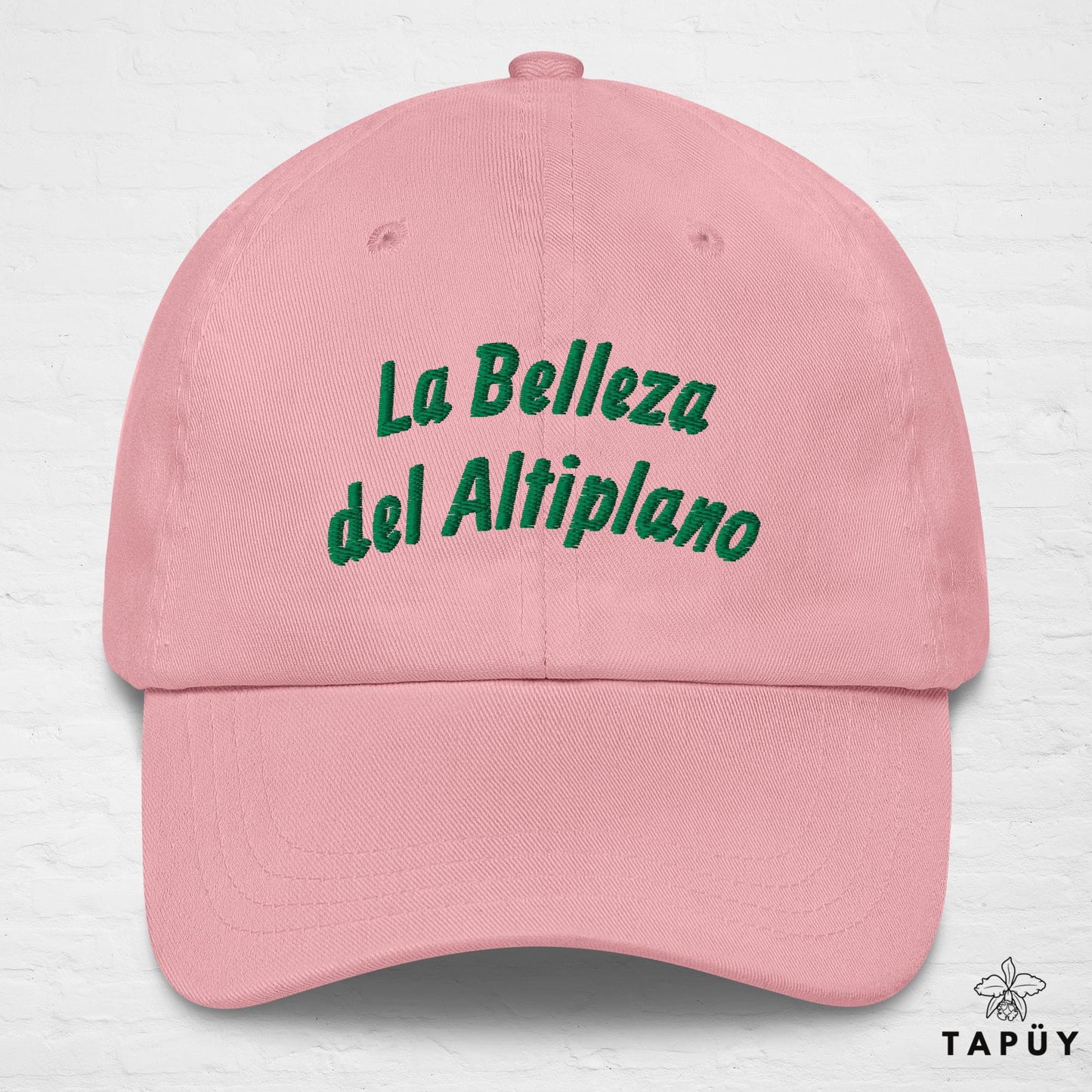 Casquette Bolivie - La Belleza del Altiplano Rose de la marque Tapüy