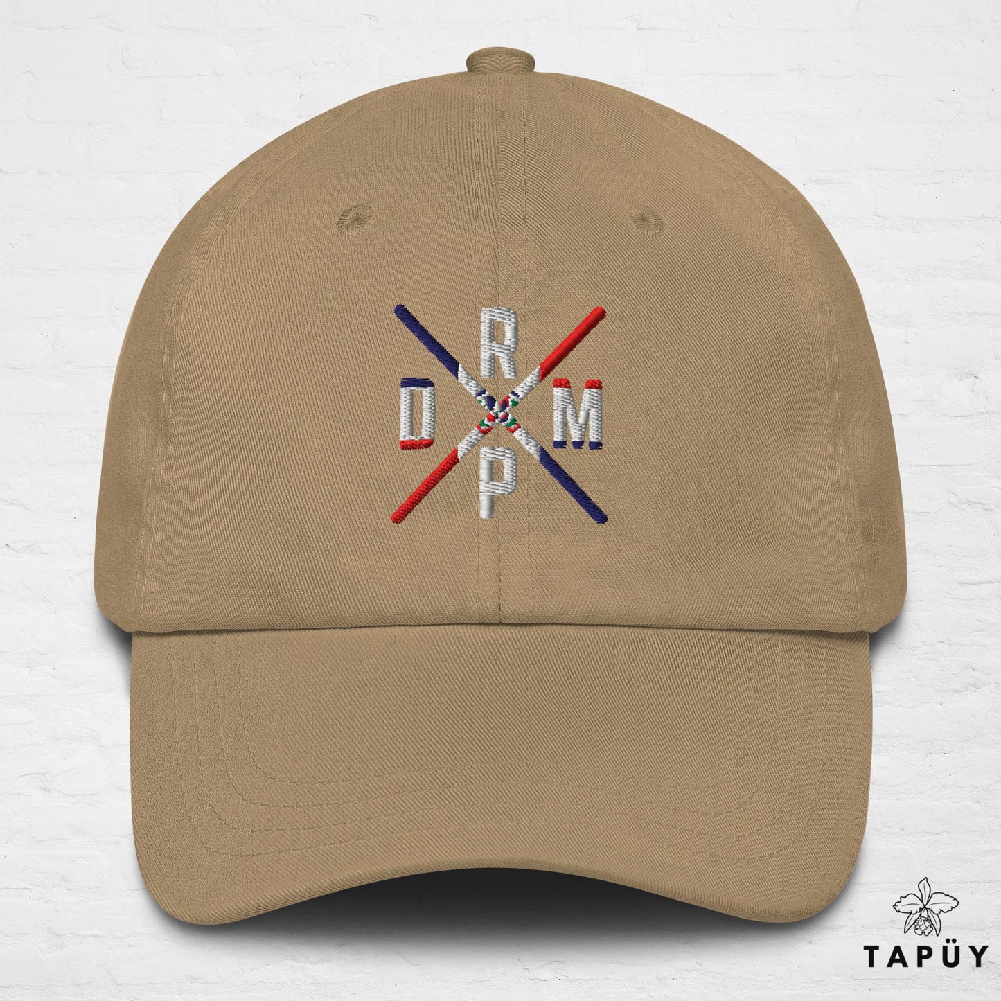 Casquette République Dominicaine - RPDM Beige de la marque Tapüy