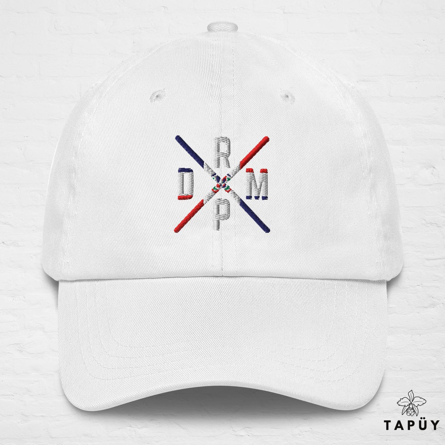 Casquette République Dominicaine - RPDM Blanc de la marque Tapüy