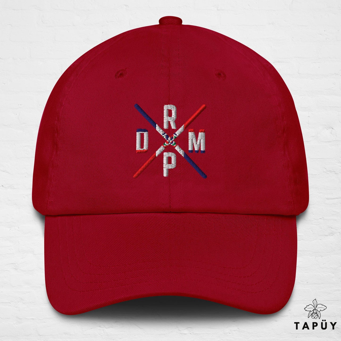 Casquette République Dominicaine - RPDM Rouge de la marque Tapüy