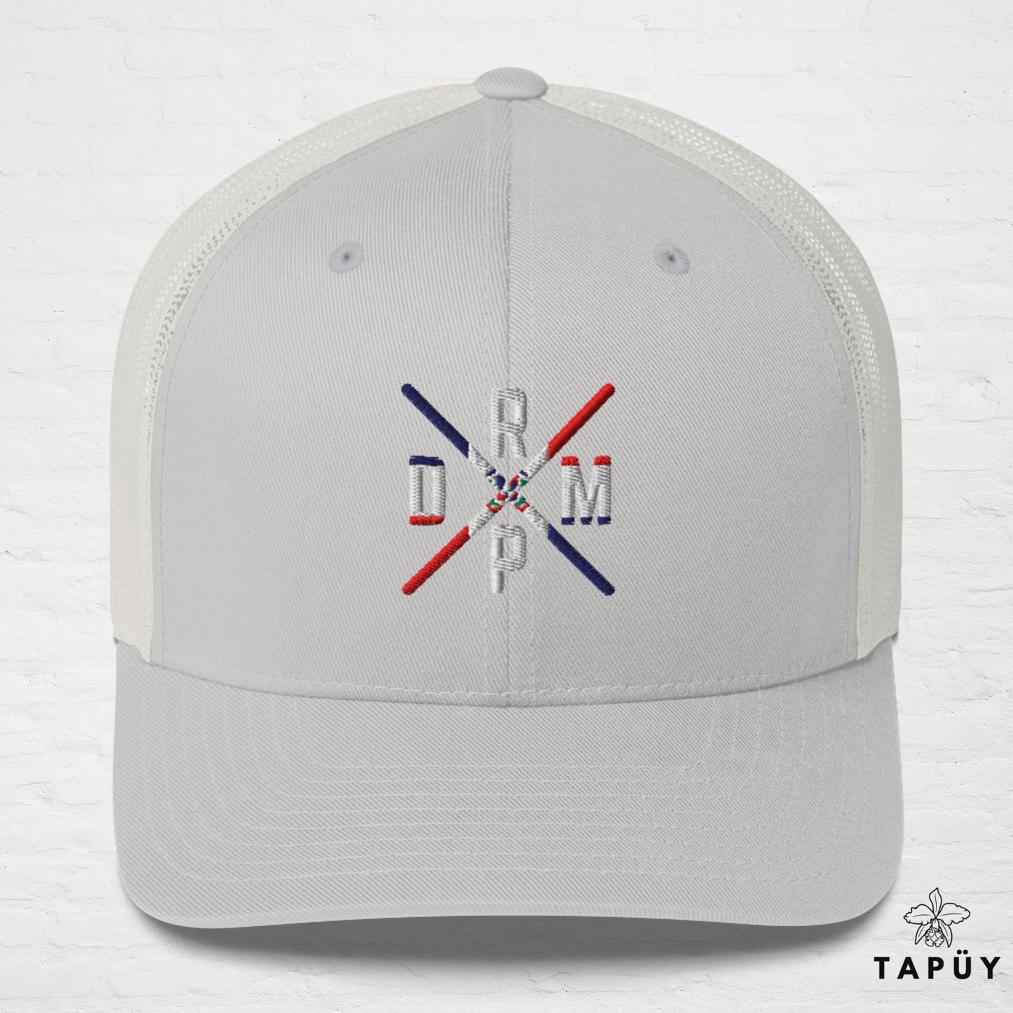 Casquette Trucker République Dominicaine - RPDM Argent de la marque Tapüy