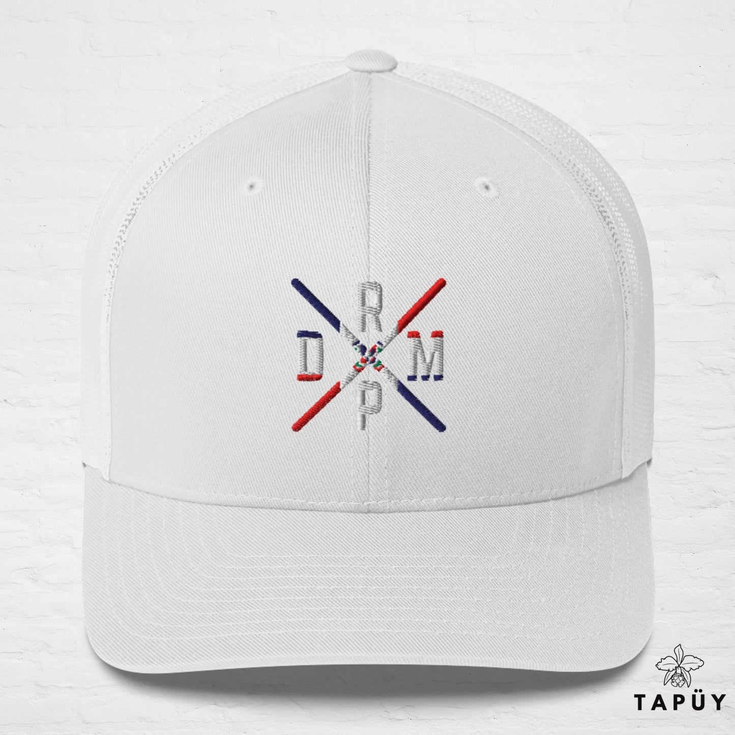 Casquette Trucker République Dominicaine - RPDM Blanc de la marque Tapüy