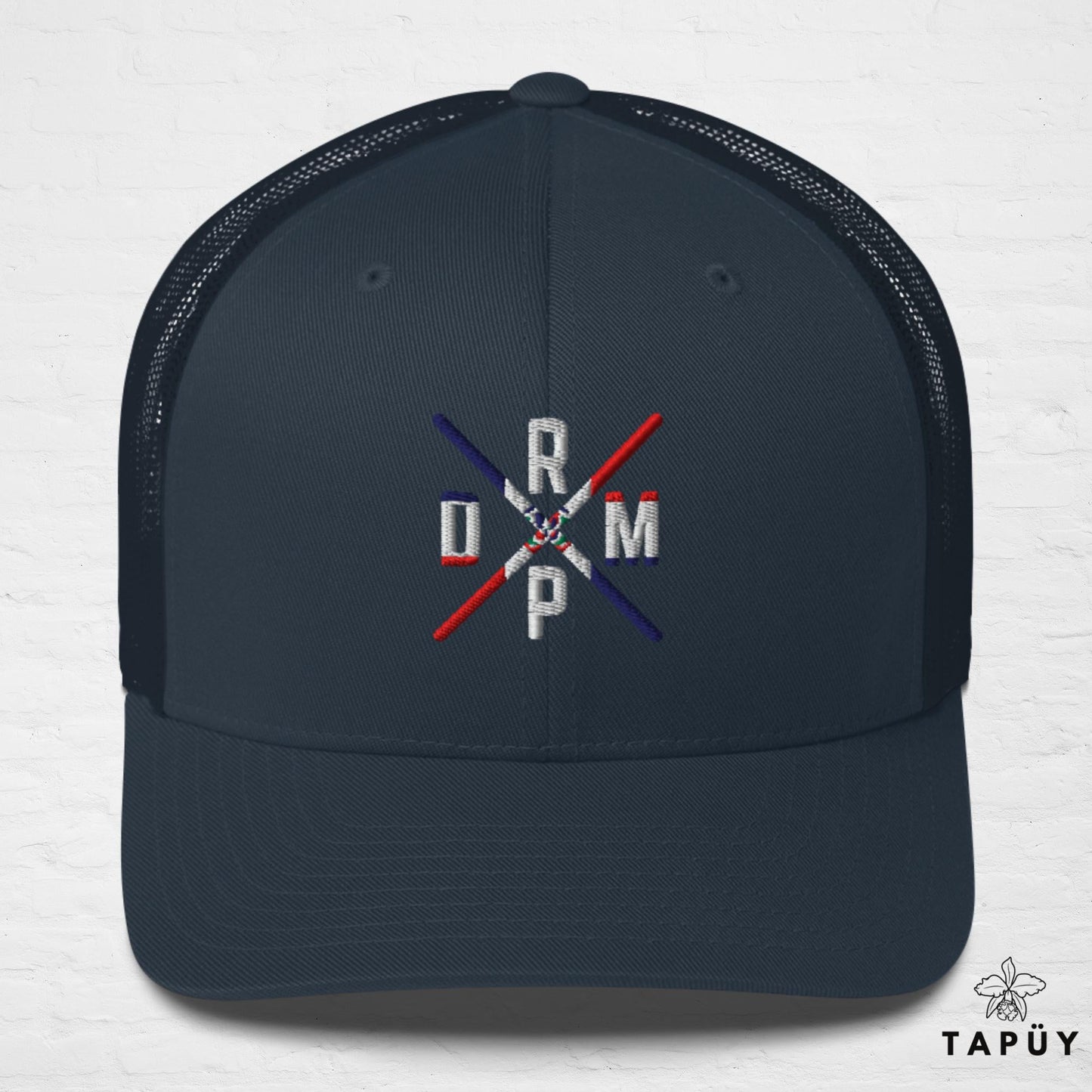 Casquette Trucker République Dominicaine - RPDM Bleu Marine de la marque Tapüy