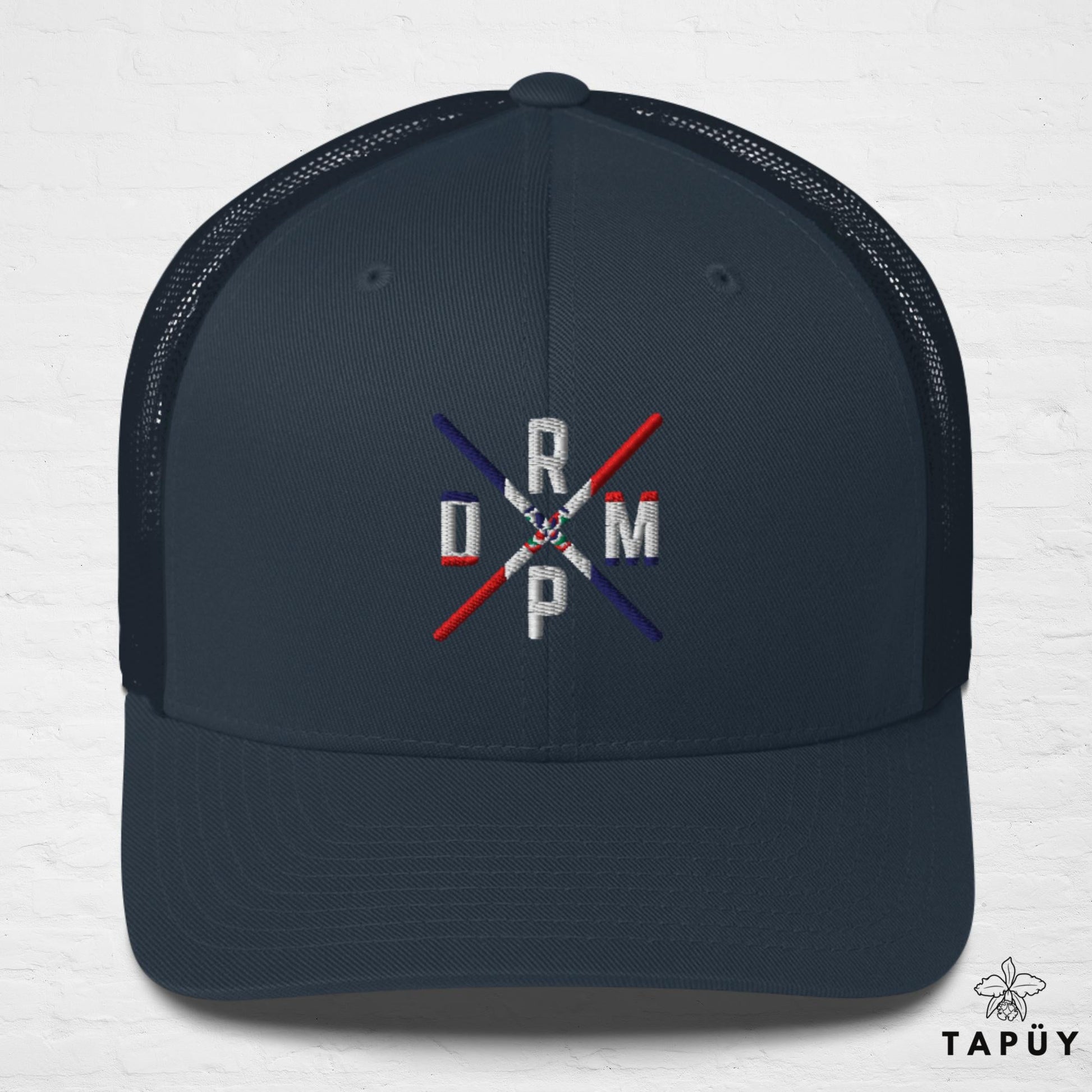 Casquette Trucker République Dominicaine - RPDM Bleu Marine de la marque Tapüy