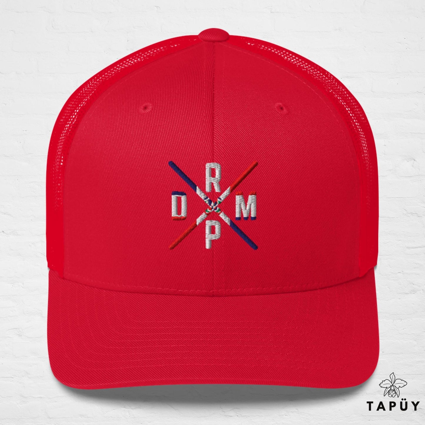 Casquette Trucker République Dominicaine - RPDM Rouge de la marque Tapüy