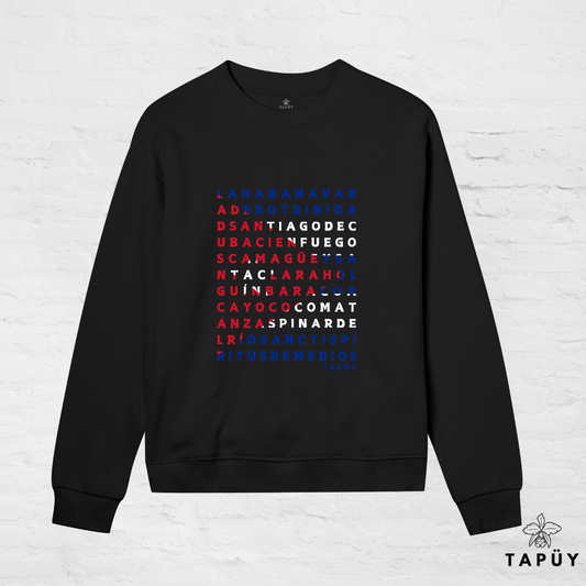 Sweatshirt Femme - Ciudades de Cuba Black / XS de la marque Tapüy