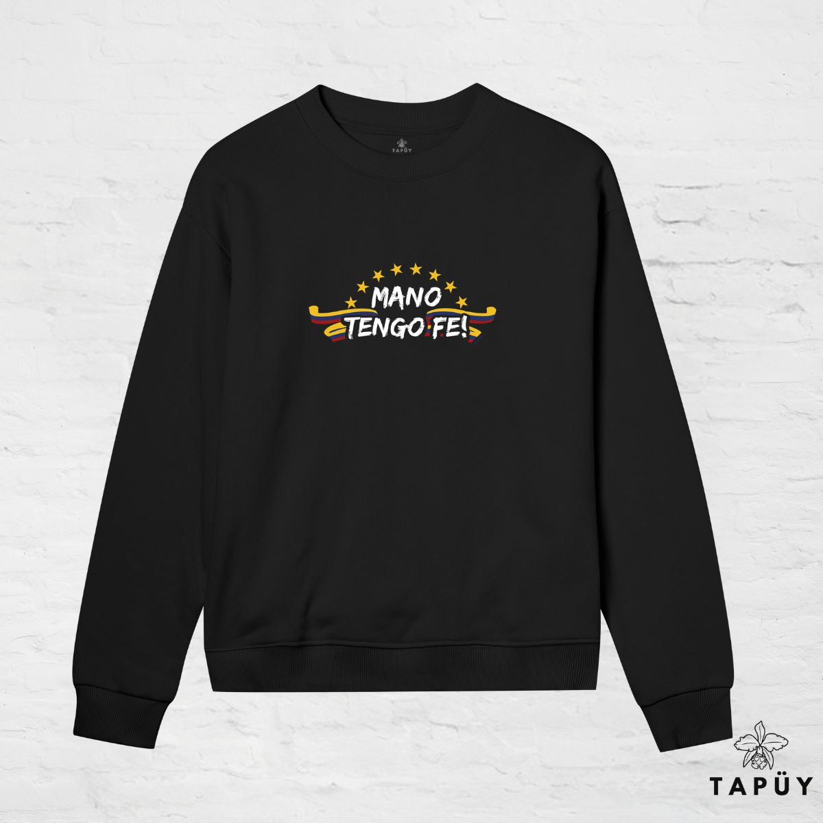 Sweatshirt Femme - Mano Tengo Fe! Black / XS de la marque Tapüy