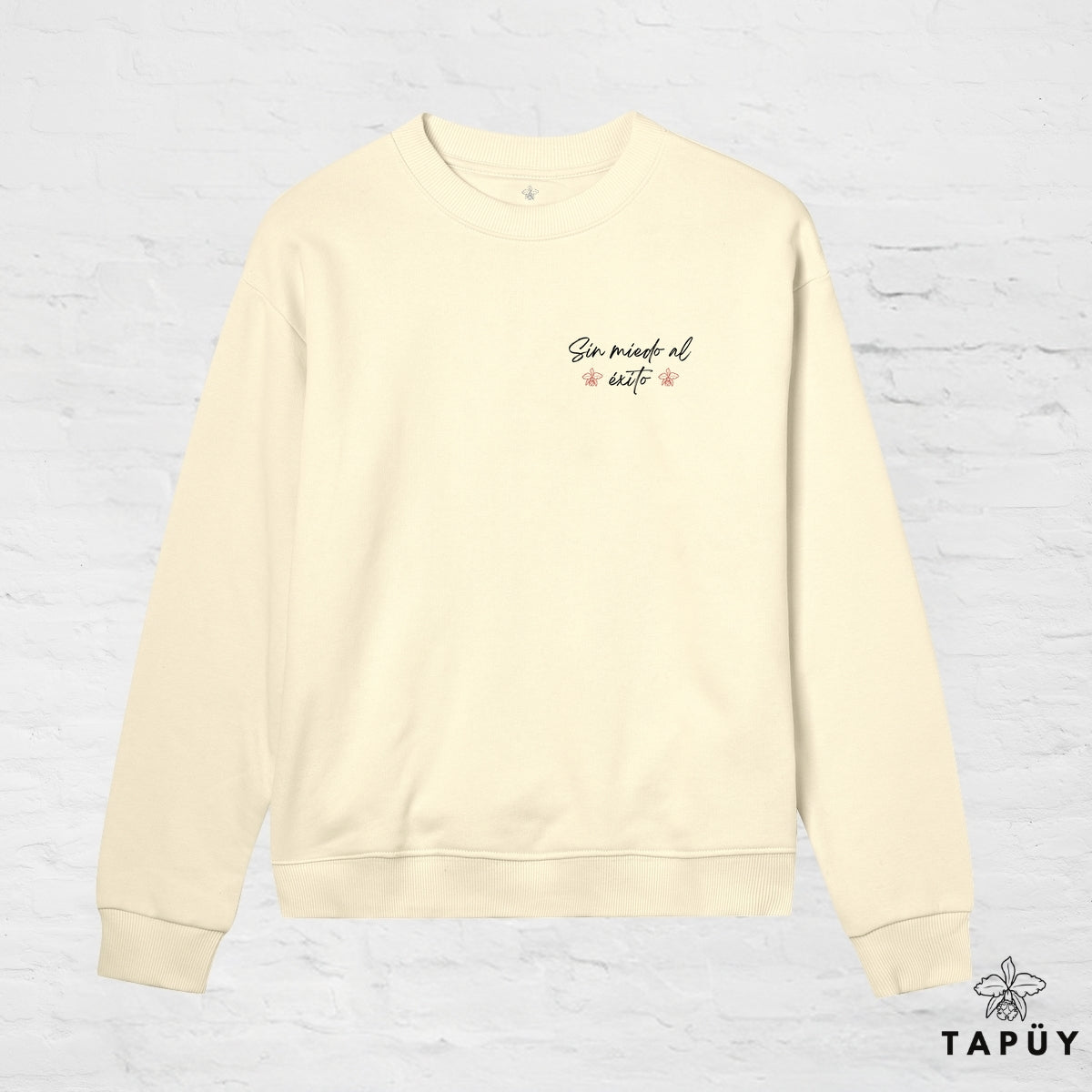 Sweatshirt Femme Sin Miedo Al Exito Jaune Clair / XS de la marque Tapüy