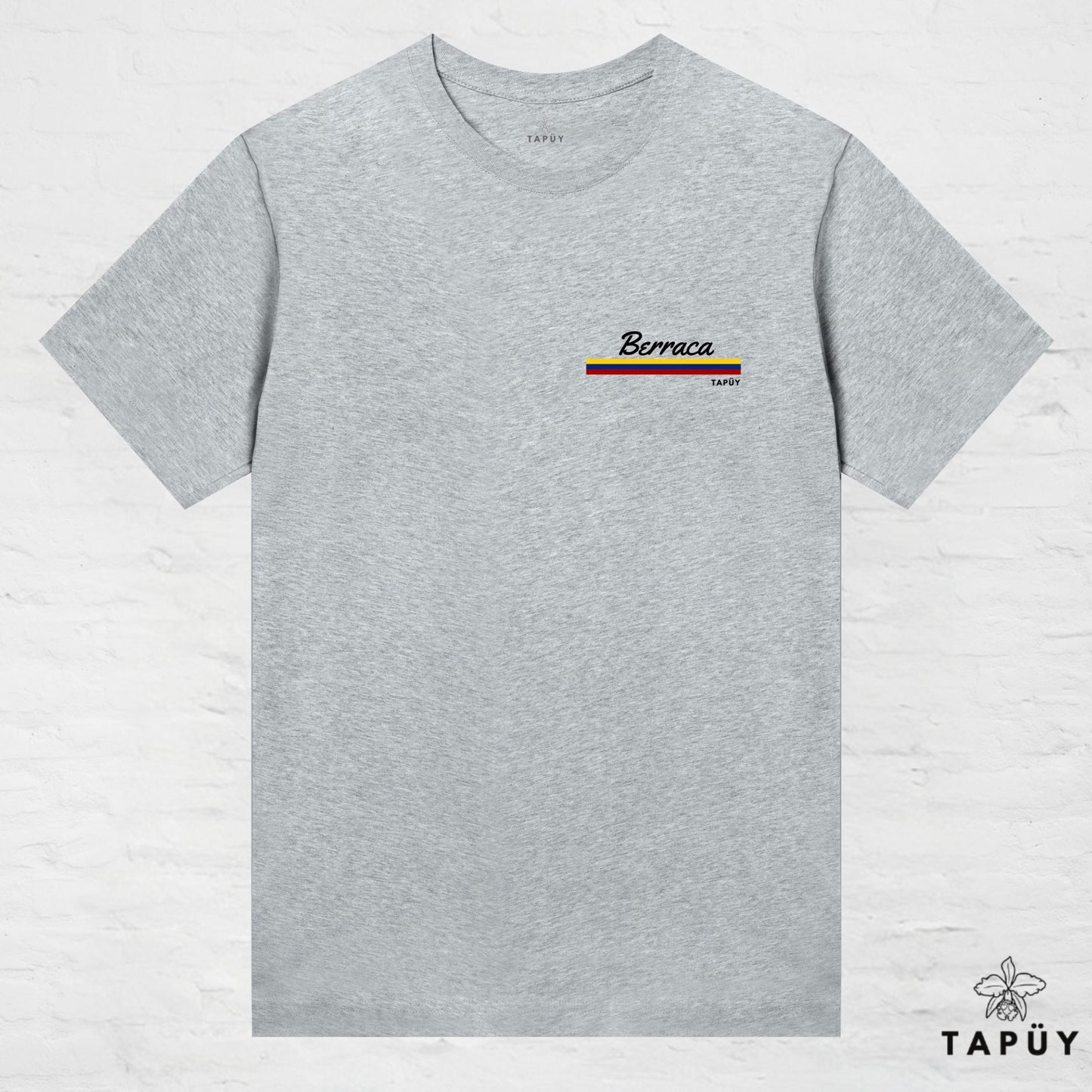 T-Shirt Femme - Colombia - Berraca Gris Chiné / XS / women de la marque Tapüy