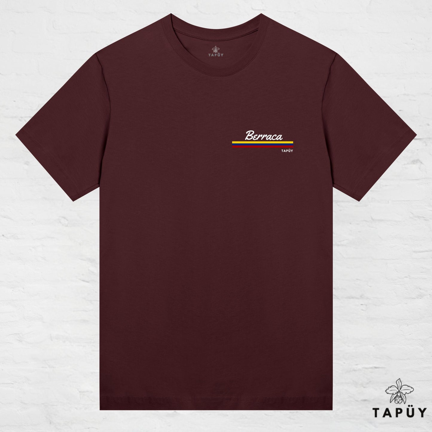 T-Shirt Femme - Colombia - Berraca Marron Foncé / XS / women de la marque Tapüy