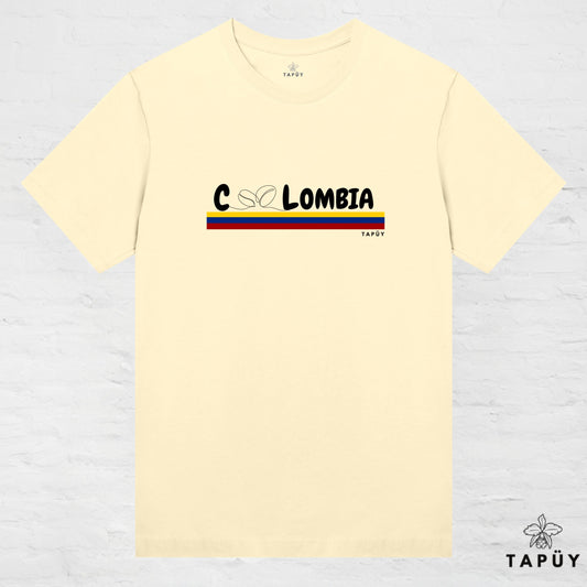 T-Shirt Femme - CooLombia – motif café Colombie de la marque Tapüy