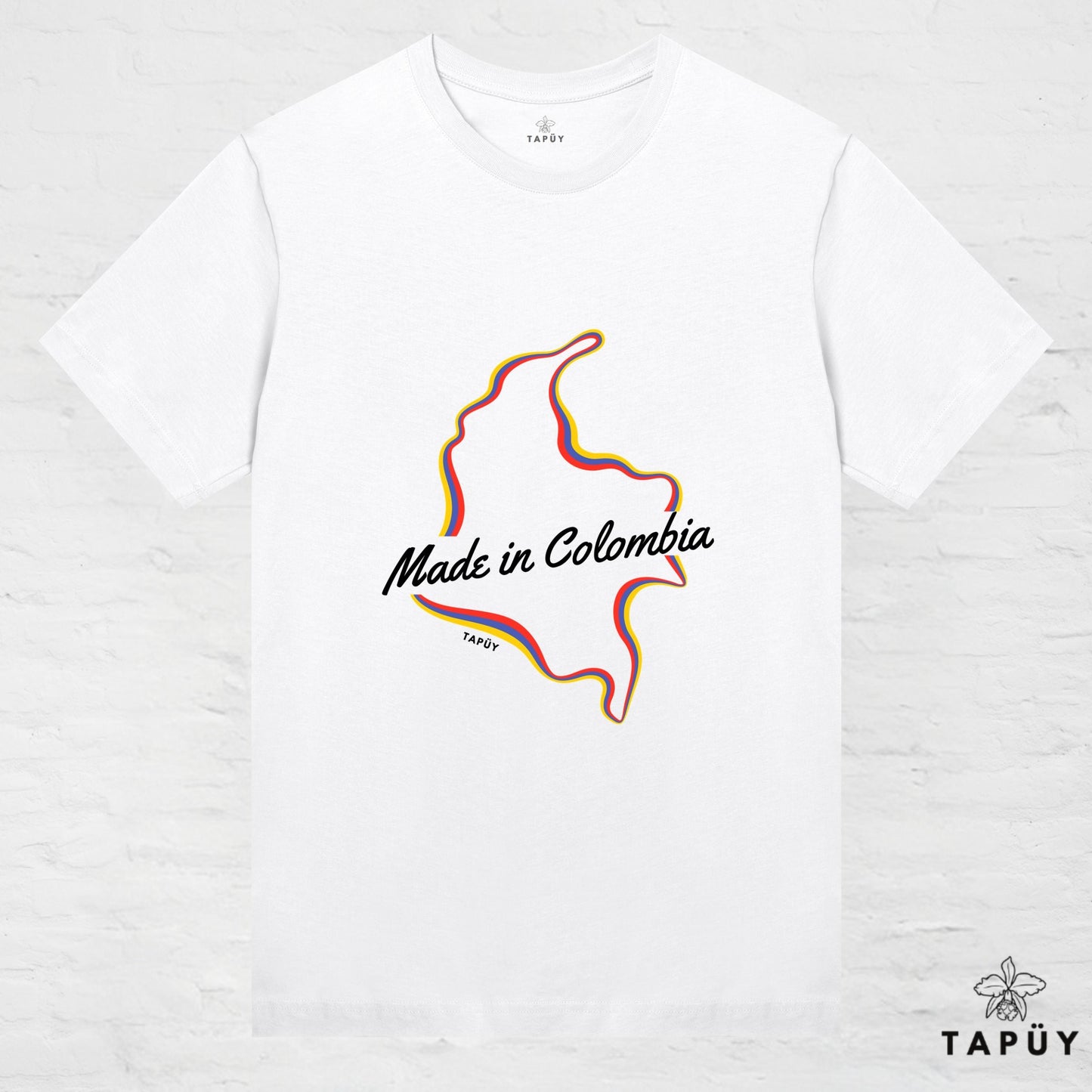 T-Shirt Femme - Made in Colombia White / women de la marque Tapüy