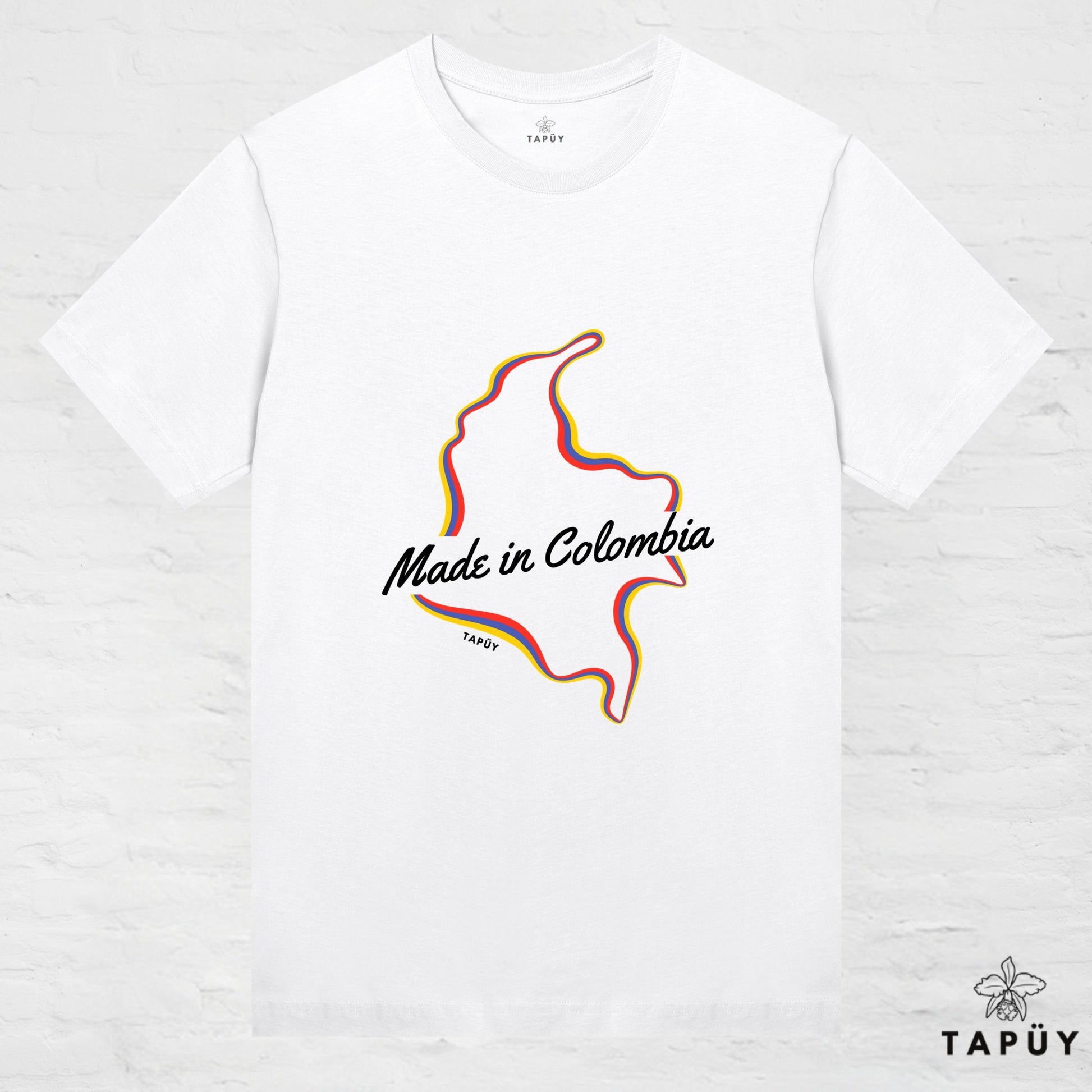 T-Shirt Femme - Made in Colombia White / women de la marque Tapüy