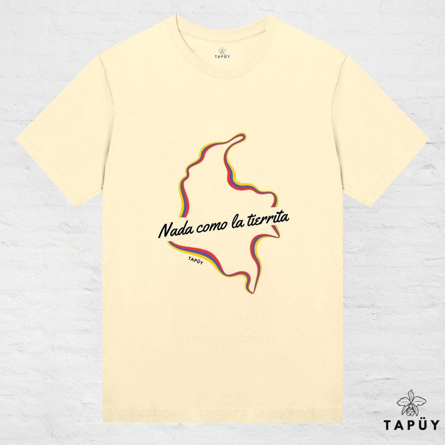 T-Shirt Femme - Nada como la tierrita Jaune Clair / XS / women de la marque Tapüy
