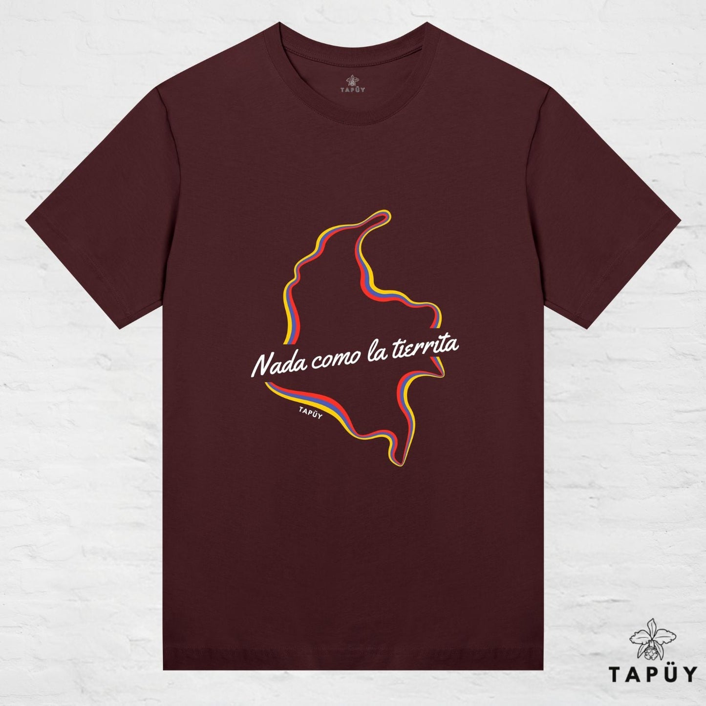 T-Shirt Femme - Nada como la tierrita Marron Foncé / XS / women de la marque Tapüy