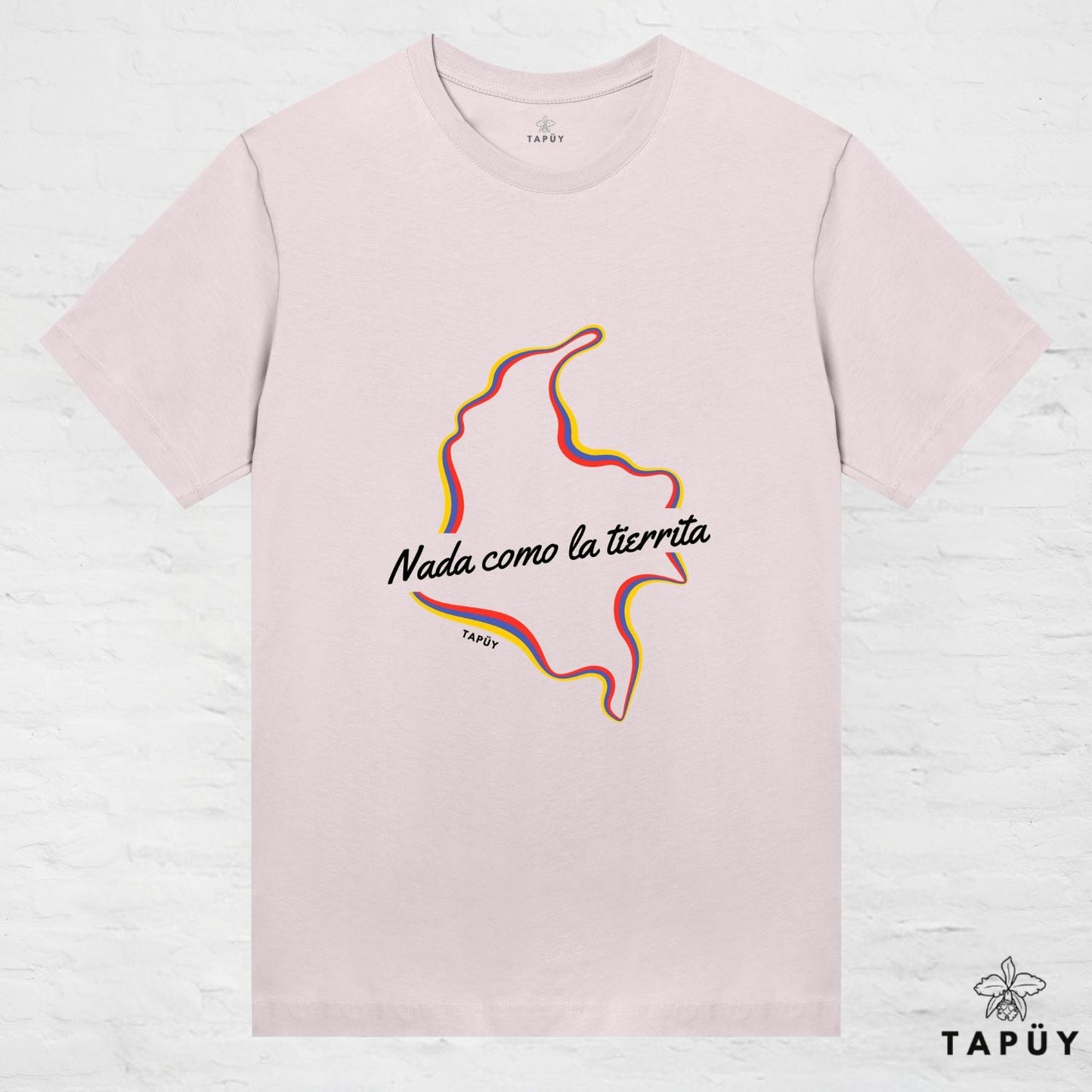 T-Shirt Femme - Nada como la tierrita Rose Clair / XS / women de la marque Tapüy