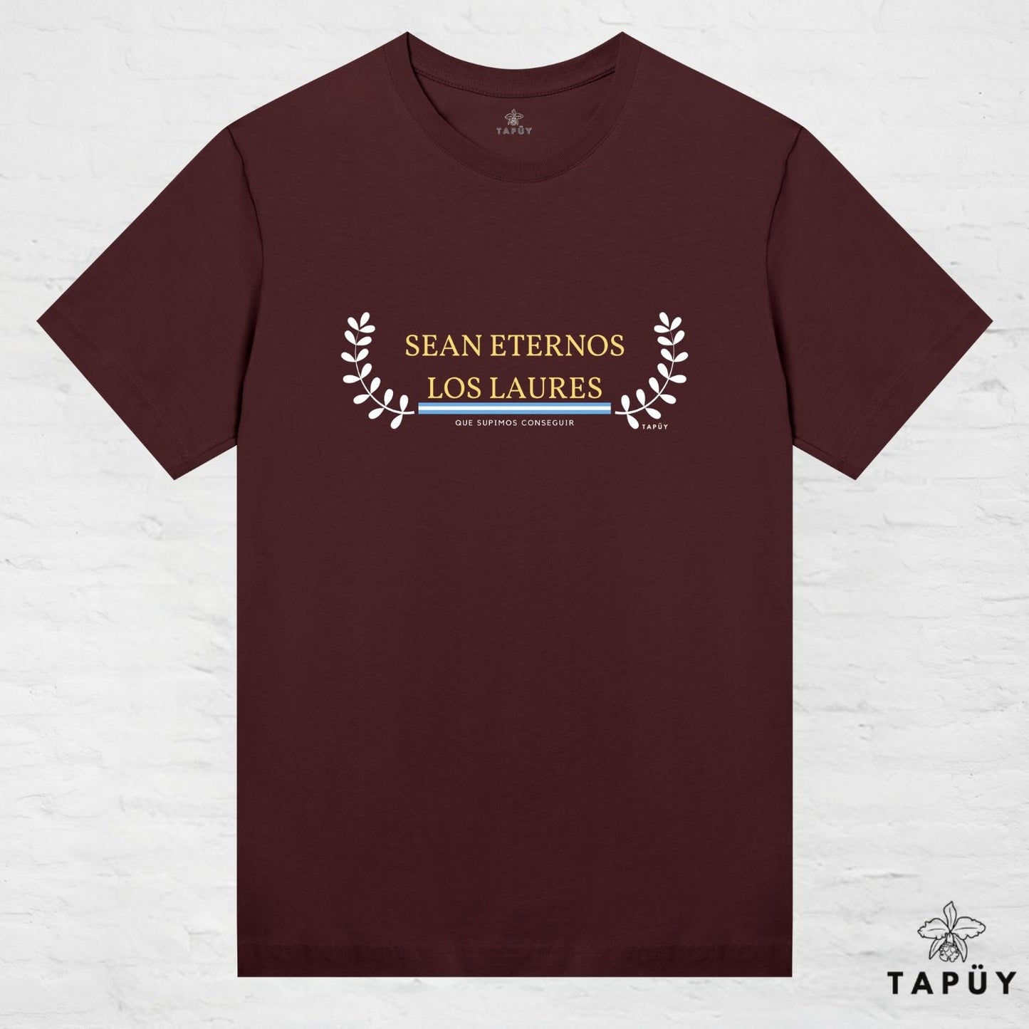 T-Shirt Femme - Sean Eternos los Laureles Marron Foncé / XS / women de la marque Tapüy