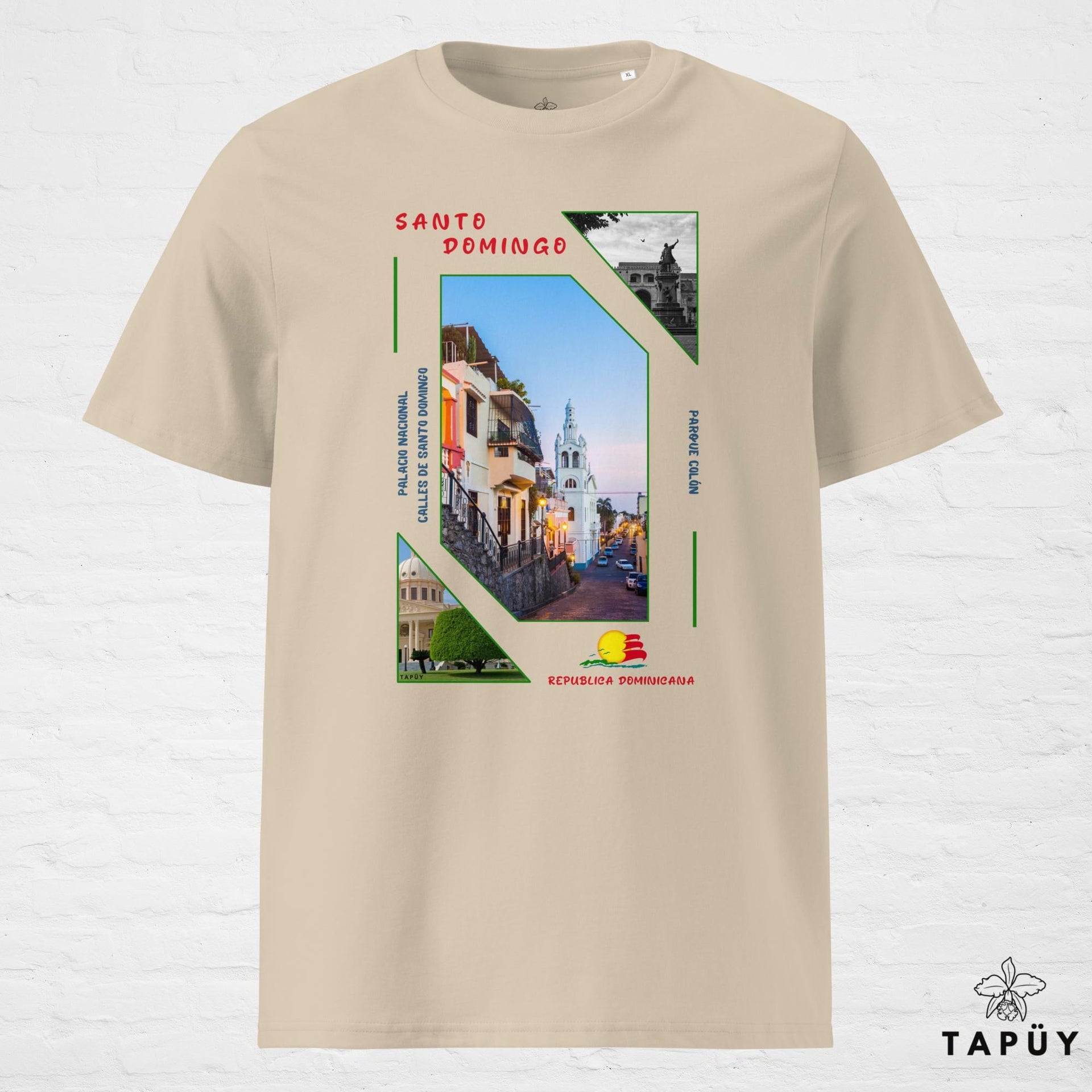 Men's T-Shirt Capital Santo Domingo Desert Dust S