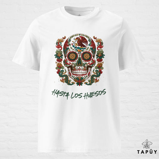 T-Shirt Homme - Hasta los huesos Blanc / S de la marque Tapüy